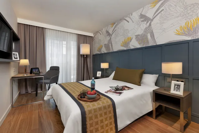 غرفة كلاسيكية بسرير كوين، Citadines City Centre Frankfurt 2/8