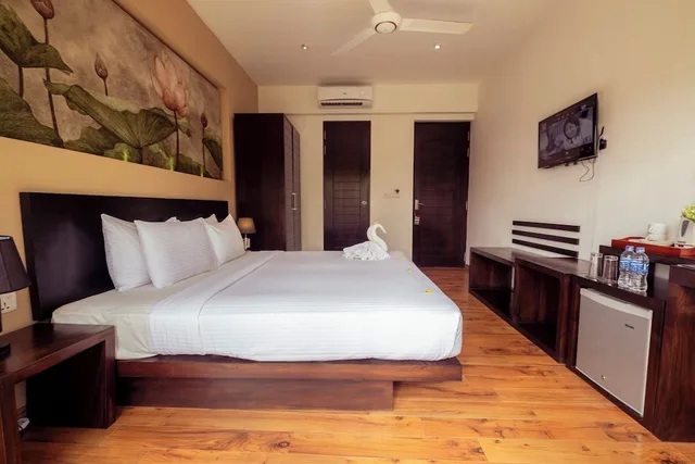 غرفة ديلوكس بسريرين منفصلين بشرفة، Terrace Green Hotel 5/10