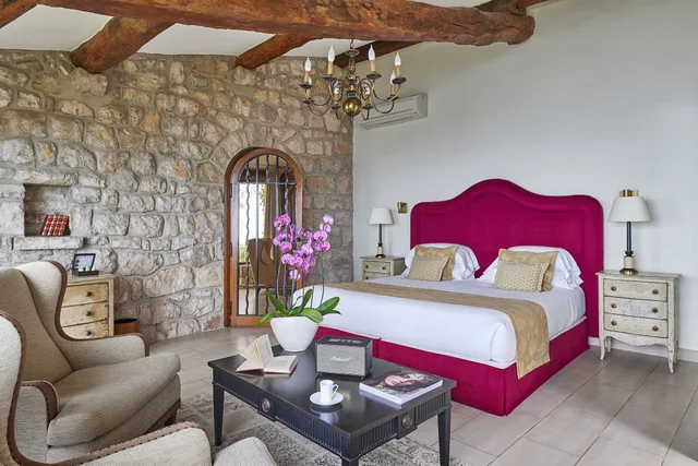 جناح جونيور بسرير فردي بإطلالة على البحر بغرفة نوم واحدة، Chateau De La Chevre D Or 4/8