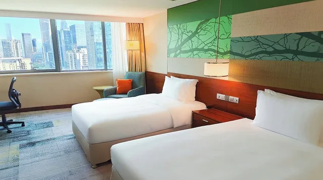 غرفة قياسية بسريرين مزدوجين، Holiday Inn Donghua 3/7
