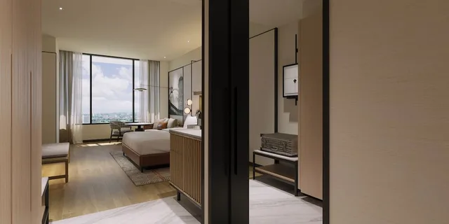 غرفة كلوب بسرير كينج، Sheraton Johor Bahru 6/9