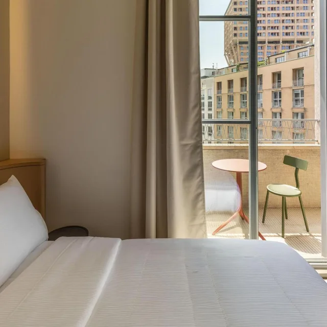 غرفة مفردة بشرفة، B&B Hotel Milano Duomo Velasca 2/8