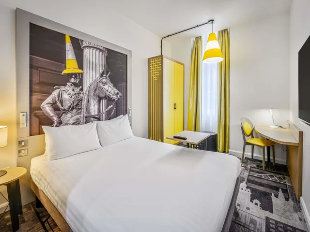 غرفة بسرير كوين لذوي الإعاقة، ibis Styles Glasgow Centre George Square 5/9