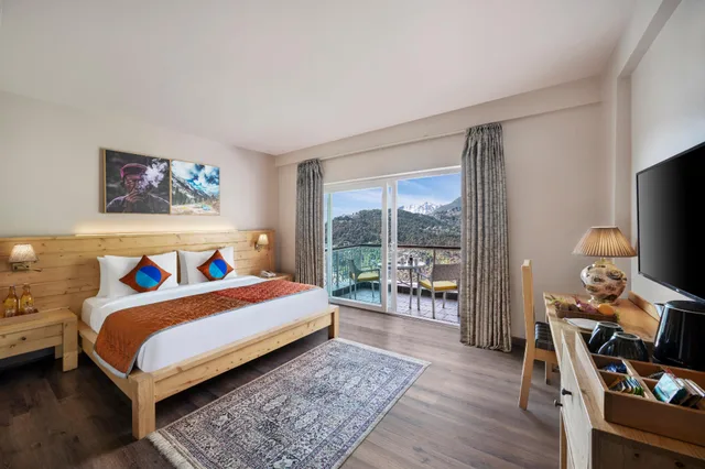 Premium Rooms With Private Balcony، JuSTa Luxe Birding Resort and Spa Dharmshala 1/1