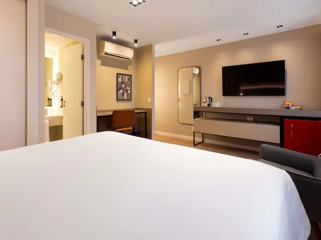 غرفة ديلوكس بسرير مزدوج، Mercure Sao Paulo Vila Olimpia 1/10