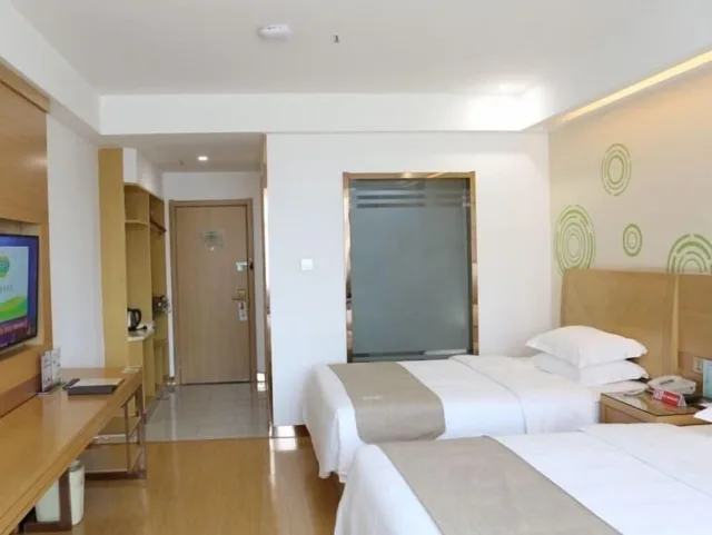 غرفة بسريرين منفصلين، GREENTREE INN HEFEI FEIDONG NEW DISTRICT HUISHANG CITY EXPRESS HOTEL 1/1