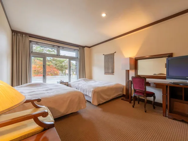 Room, 2 Double Beds, Wellness Forest Nasu 1/2