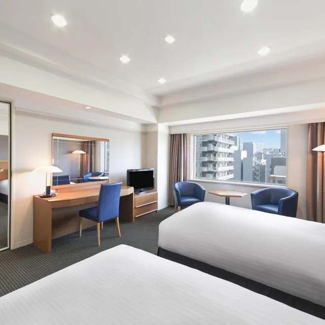 غرفة كلاسيكية بسريرين منفصلين مع دخول الصالة، Grand Mercure Sapporo Odori Park 5/5