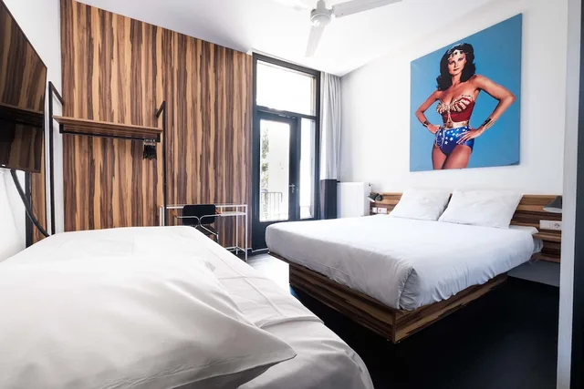 Room, Triple, 1 Double and 1 Single Bed, De Pijp Boutique Hotel 1/10