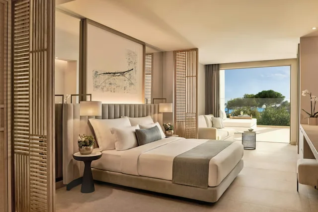 1 Bedroom, Suite, Lateral Side Sea View، Ikos Andalusia 1/3