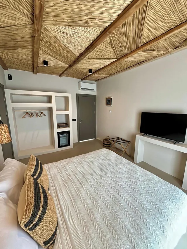 غرفة بريميوم بسرير مزدوج بإطلالة على البحر، La Brezza Beach & Hotel Yalikavak 10/10