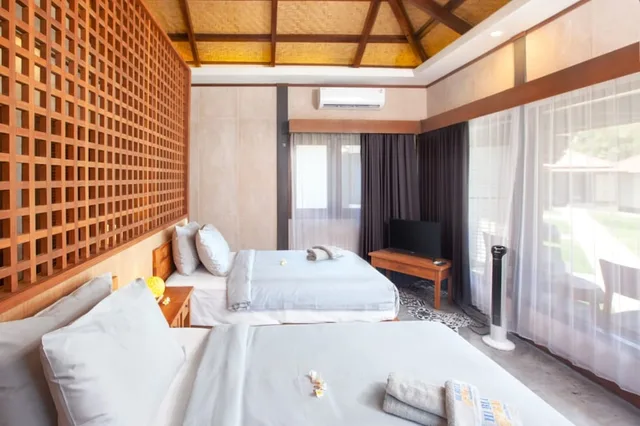 كوخ بسريرين منفصلين بإطلالة على البحر، Hi Blue Bali Melasti Resort by ZUZU 1/2
