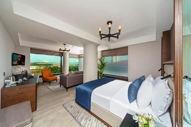 غرفة فاخرة ركنية بسرير مزدوج، Arts Hotel Istanbul 1/1
