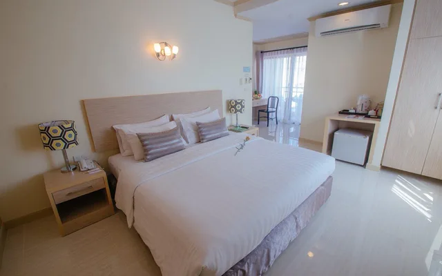 غرفة بريميير بسرير مزدوج بإطلالة على المدينة، Thipurai City Hotel 1/3