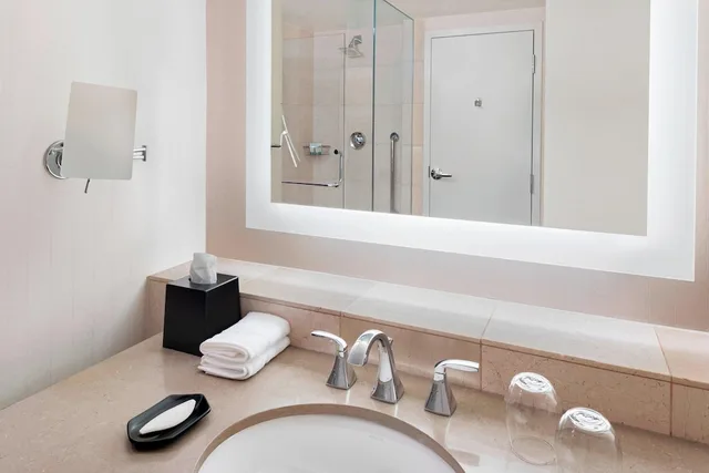 غرفة بسرير كينج بإطلالة على المدينة مع أريكة لذوي الإعاقة، The Westin Buckhead 4/4