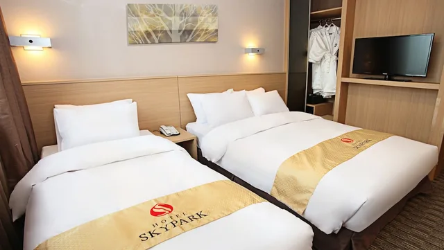 Deluxe, 1 Double and 1 Single Bed, Hotel Skypark Dongdaemun 1 2/9