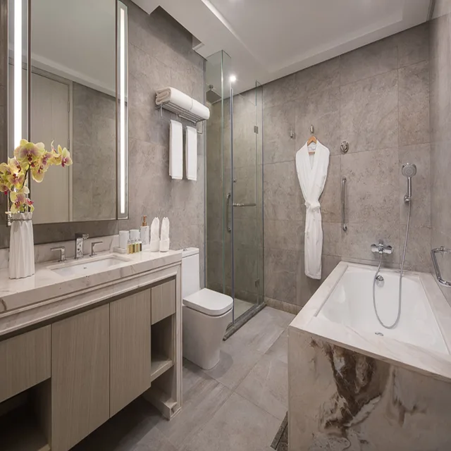 غرفة تنفيذية بسرير كينج وسرير كوين بغرفتي نوم، Ascott Harmony City Nantong 3/4