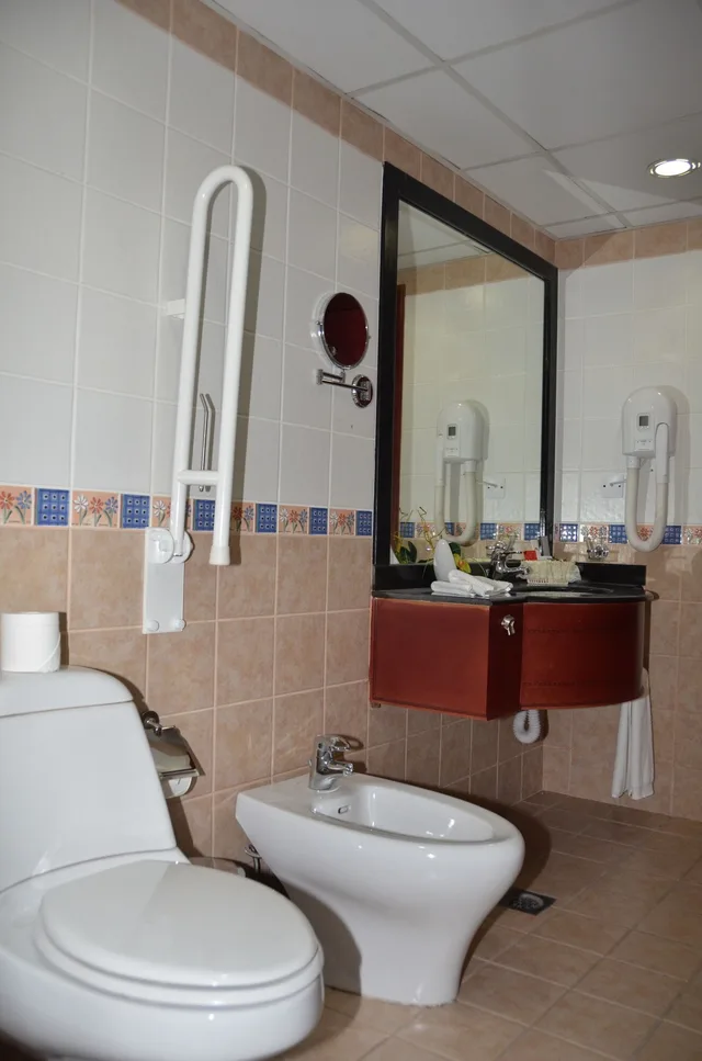 غرفة ديلوكس بسرير كينج بإطلالة على البحر، Pars International Hotel 6/6
