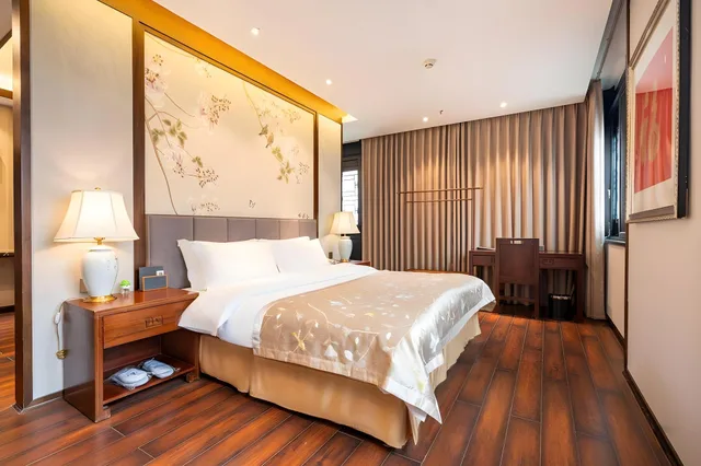 غرفة ديلوكس بسرير كينج، Chengdu Buddhazen Hotel 1/1