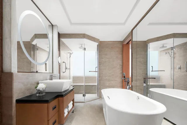 غرفة ديلوكس بسريرين منفصلين، Marriott Suzhou 6/8