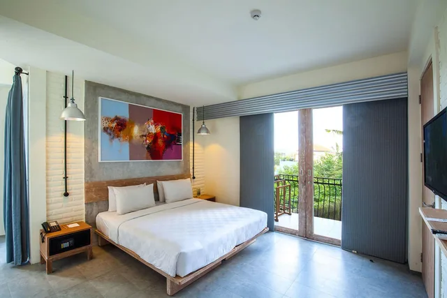 غرفة عائلية بسرير مزدوج وسرير فردي، FRii Bali Echo Beach 1/2