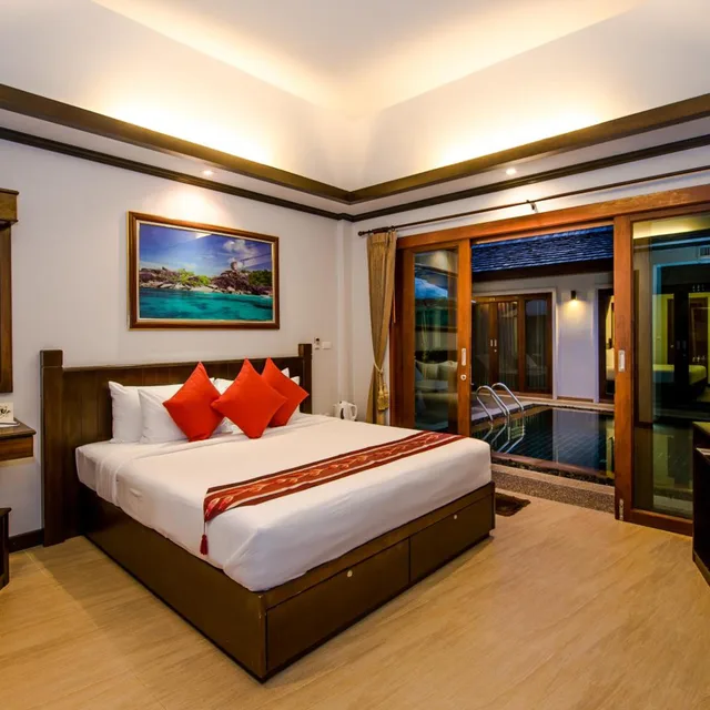 غرفة ديلوكس بسرير مزدوج، Paitan Villas Resort 9/10