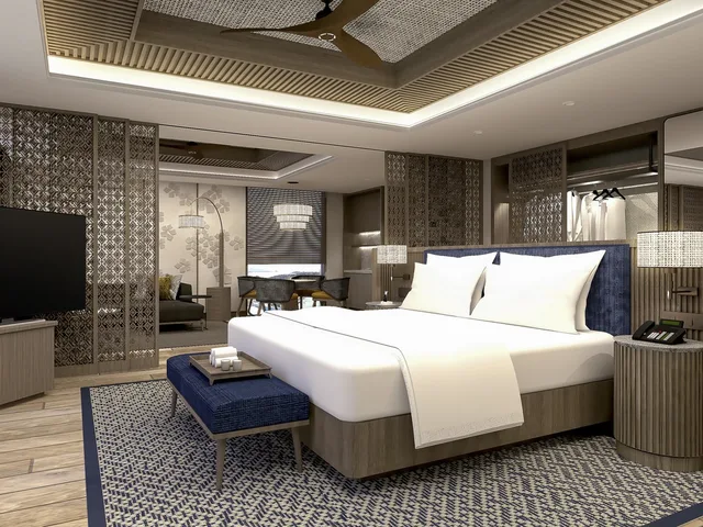غرفة تنفيذية بسرير كينج، Pullman Lombok Merujani Mandalika Beach Resort 3/5
