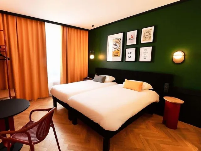 غرفة قياسية بسريرين منفصلين، Ibis Styles Dijon Central 4/6