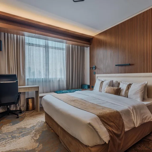 غرفة ديلوكس بسرير كينج، Kuwait Continental Hotel 2/10