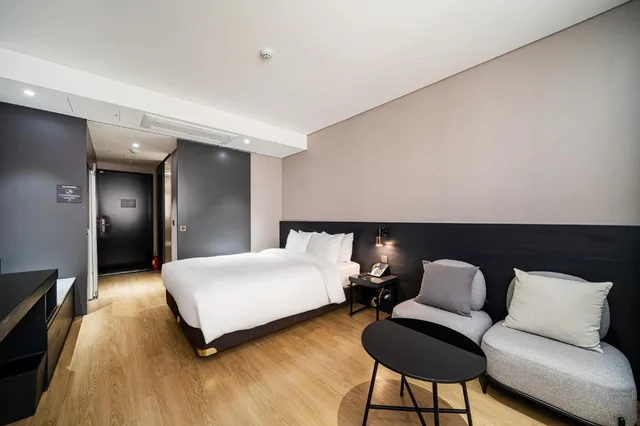 غرفة قياسية بسرير مزدوج، Rivertain Hotel Gyeongju 9/10