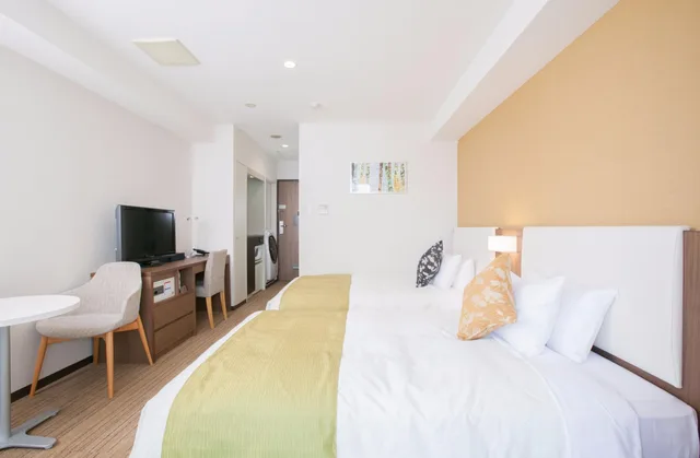 Standard, Twin Beds, Laundry, Kitchenette، TOKYU STAY YOGA 3/5