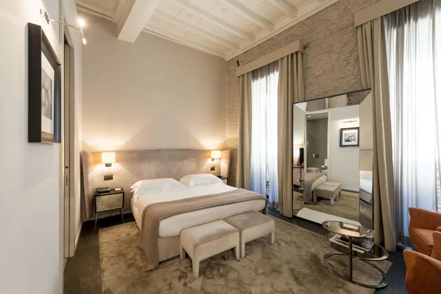 غرفة ديلوكس بسرير كينج، DOM Hotel Roma 2/4