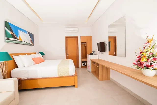 جناح ديلوكس بسرير مزدوج، Apple Villa & Suite Seminyak 3/6