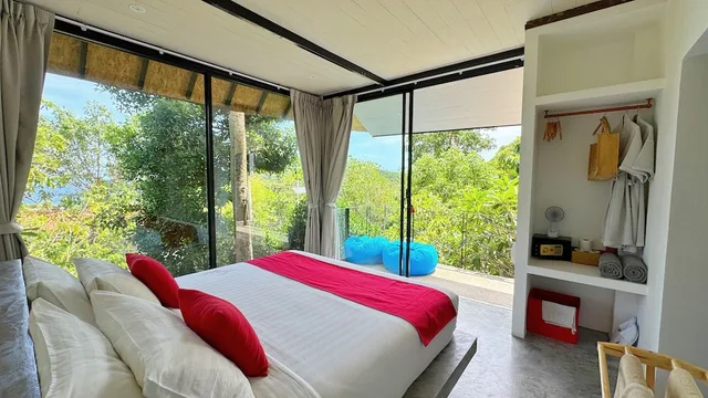 2 Bedrooms, Pool, Red, Villa, 2 King Beds، Pahili Pool Villas Koh Tao 9/10