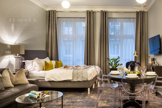 شقة ديلوكس بسريرين مزدوجين، Fragola Apartments Old Town 3/6