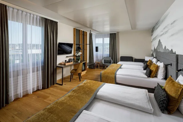 غرفة عائلية بسرير فردي، Hotel Allegra Lodge 3/8