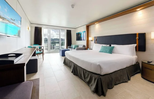 غرفة ديلوكس بسرير كينج بإطلالة على الحديقة، Sonesta Maho Beach Resort And Casino And Spa 5/10