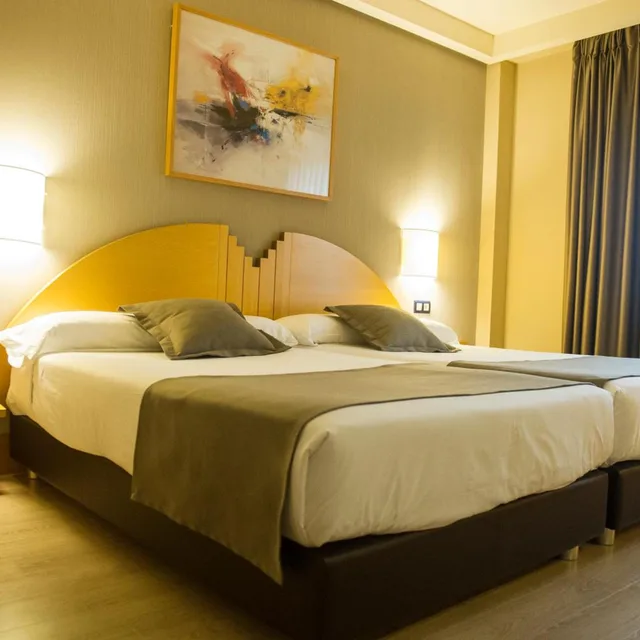 غرفة بسرير مزدوج أو سريرين منفصلين، Hotel Aretxarte 1/10