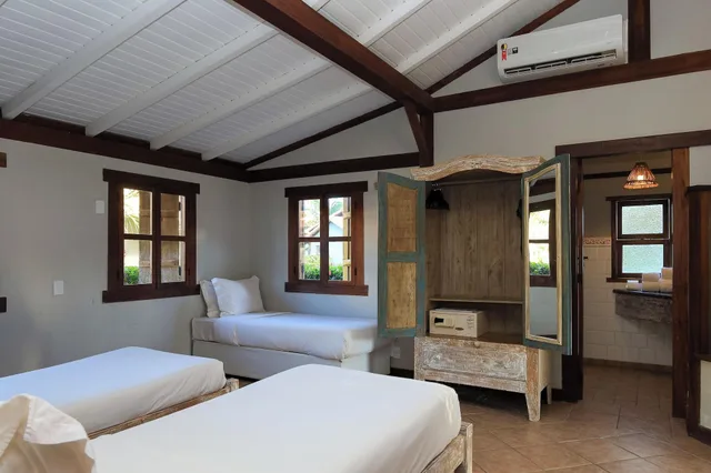 1 Double and 1 Single Bed, Garden Front، Vila Angatu Eco Resort and Spa 4/10