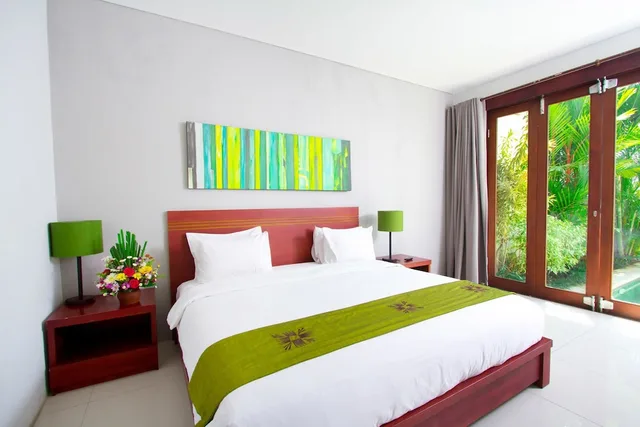 شقة ديلوكس بسريرين مزدوجين بغرفتي نوم، Apple Villa And Apartment 1/5