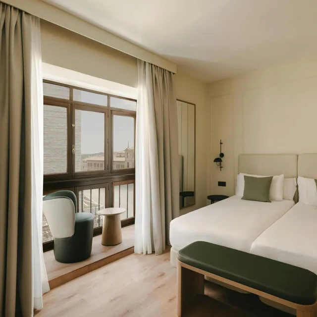 غرفة بسريرين منفصلين، Sercotel Toledo Imperial 6/10