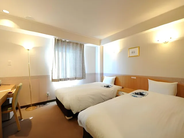 غرفة متصلة بسريرين منفصلين، Hotel Benex Yonezawa 2/2