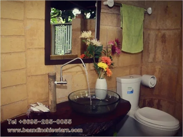 غرفة سوبيريور بسرير كوين بإطلالة على النهر بشرفة، Baandin Chiewlarn Resort 6/6