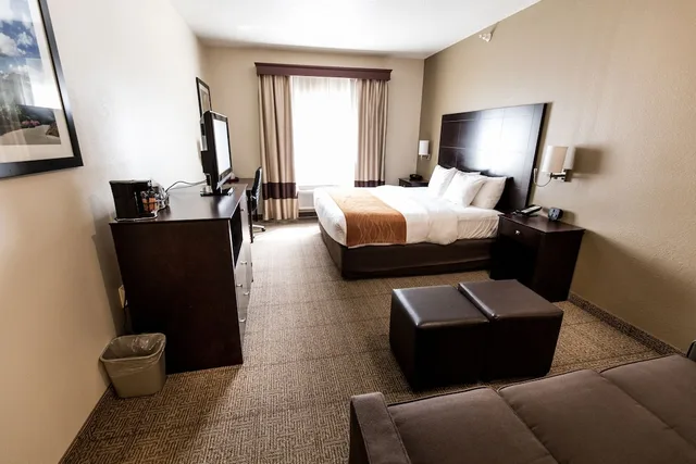 غرفة قياسية بسرير كينج مع أريكة لذوي الإعاقة، Comfort Inn And Suites Paw Paw 5/6