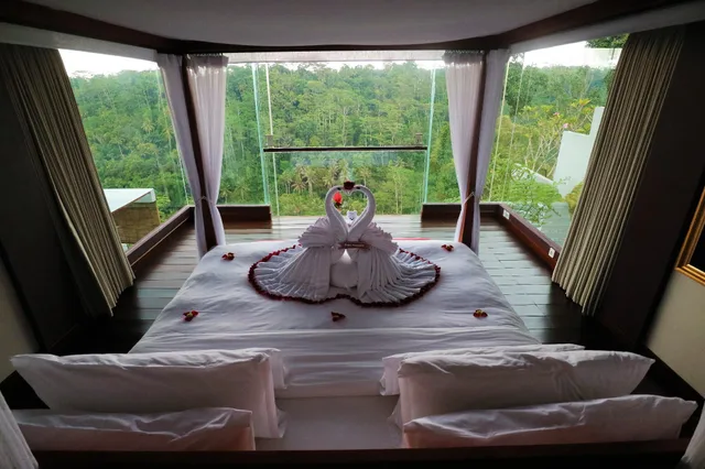 فيلا ديلوكس بمسبح خاص بحوض جاكوزي بحوض استحمام، Ayuterra Resort 2/2