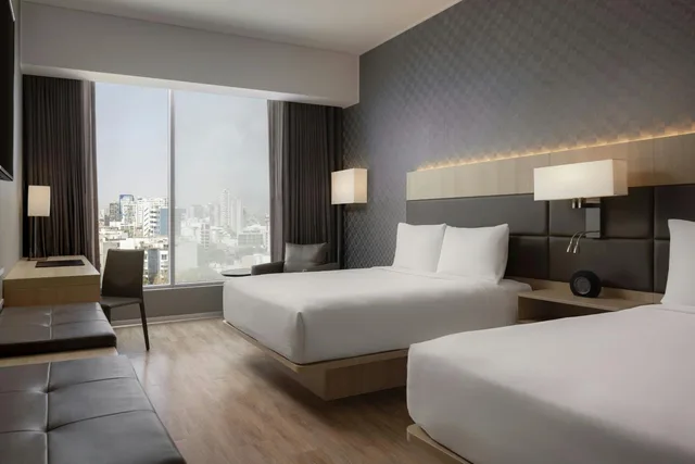 غرفة ديلوكس بسريرين مزدوجين بإطلالة على المدينة، AC Hotel by Marriott Lima Miraflores 5/10