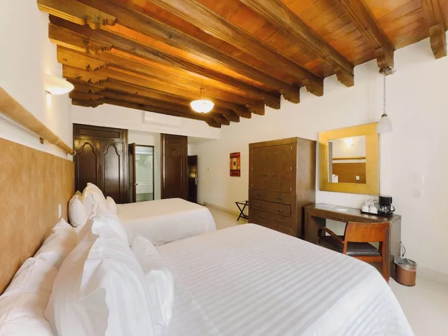 غرفة قياسية بسريرين مزدوجين، HOTEL HACIENDA LA VENTA 4/10