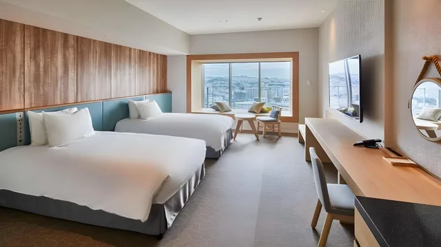 Semi Room, Deluxe, 2 Semi Double Beds, Corner، HOTEL AlaCOOJU OKINAWA 3/3
