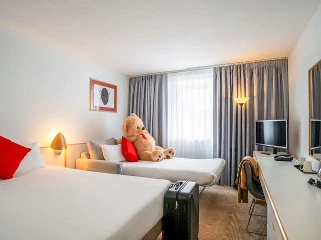 غرفة كلاسيكية عائلية بسرير مزدوج مع أريكة، Novotel Glasgow Centre 2/10