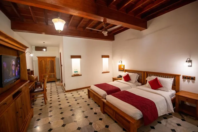 Heritage, Garden, Twin Beds, Chidambara Vilas - A Luxury Heritage Resort 1/1